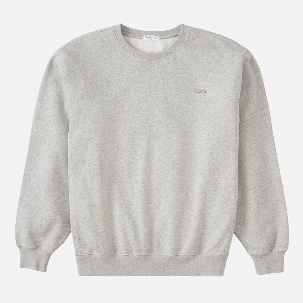 Katin Embroidered Crew Fleece - Heather Gray
