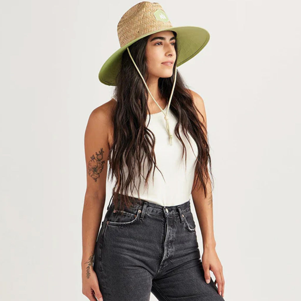 Hemlock Hat Co - Straw Lifeguard Hat - Pistachio