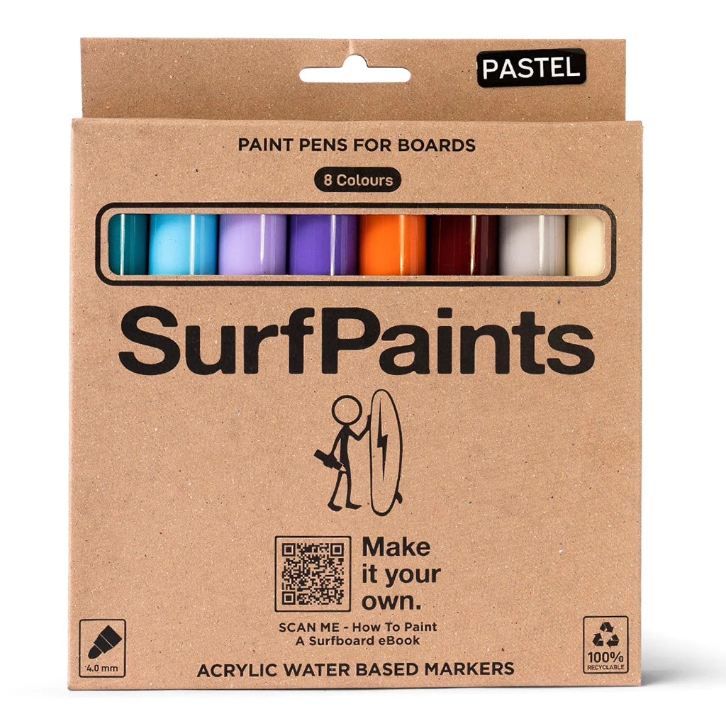 SurfPaints Surfboard Paint Pens - Pastel Set - Seaside Surf Shop 