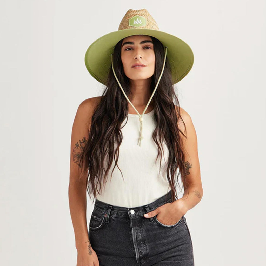 Hemlock Hat Co - Straw Lifeguard Hat - Pistachio