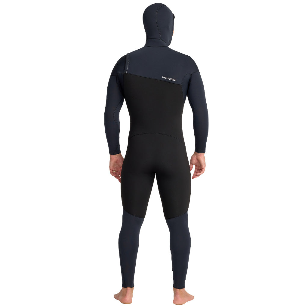 Volcom Modulator Mens 5/4/3mm Hooded Chest Zip Wetsuit - Black
