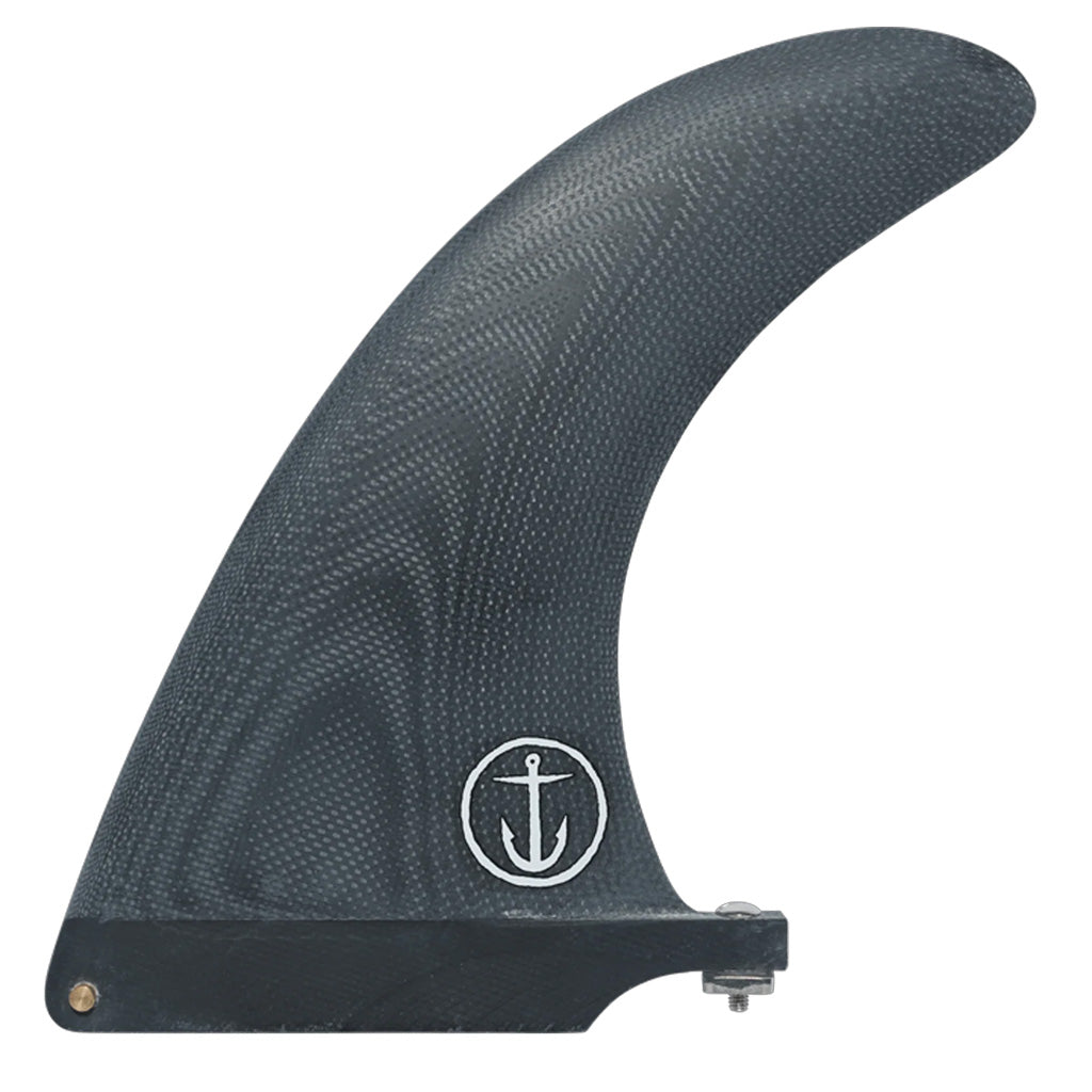 Captain Fin - Slasher 7.5" Single Fin or 2+1 Longboard Fin - Black