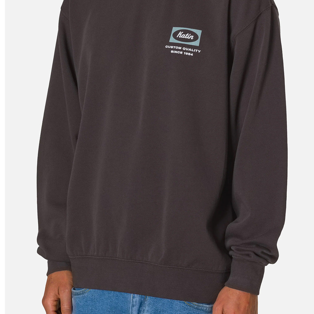 Katin Assembly Crew Fleece - Black Wash