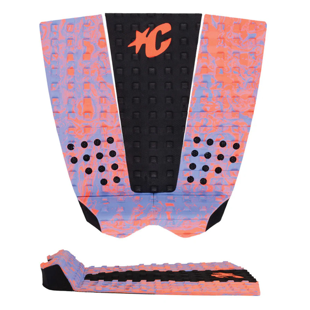 Creatures Italo Ferreira Lite Eco Pure Traction Pad - Purple Haze Swirl Black