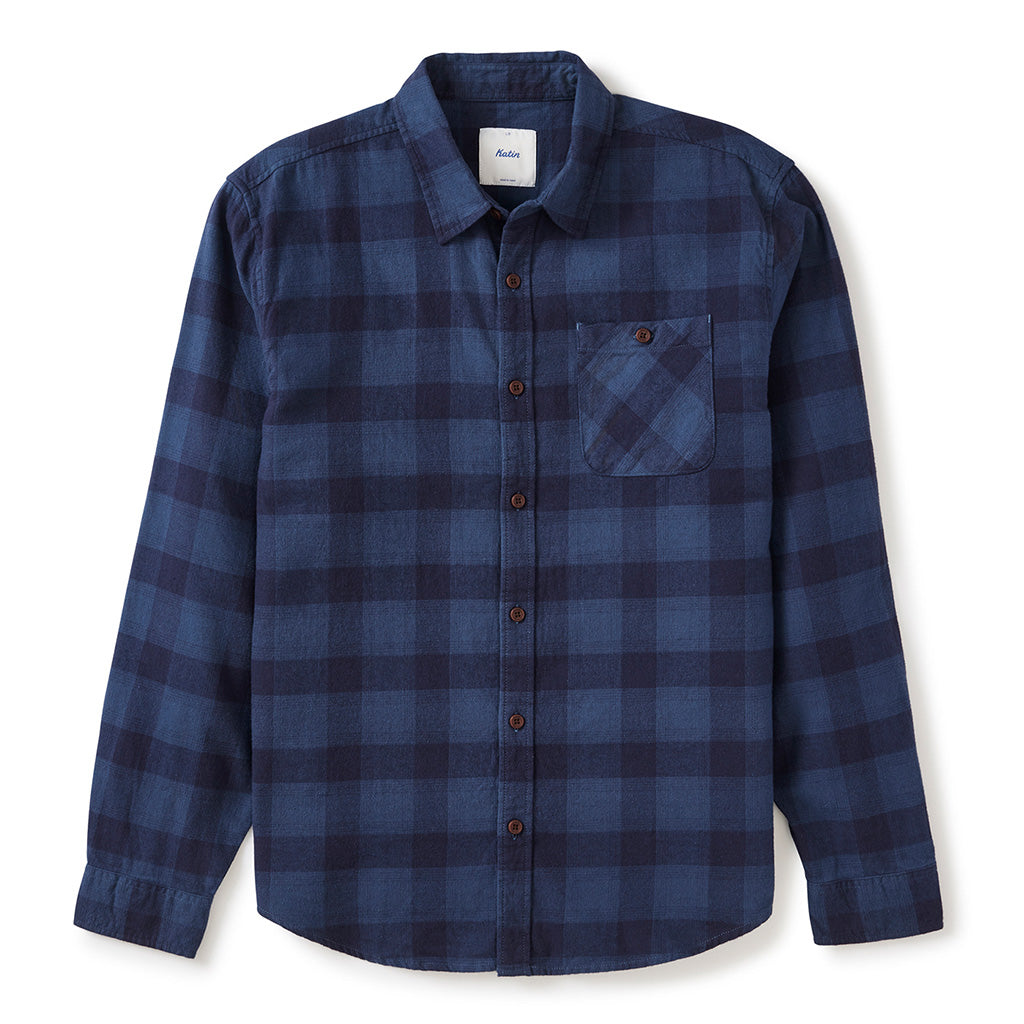 Katin Derek Flannel - Dark Blue