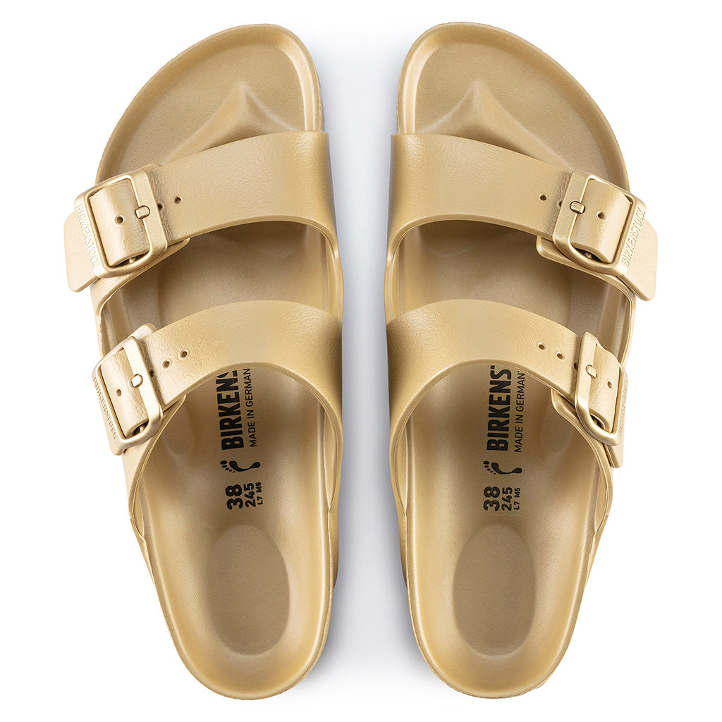 Birkenstock Womens Arizona EVA Sandals - Glamour Gold - Seaside Surf Shop 