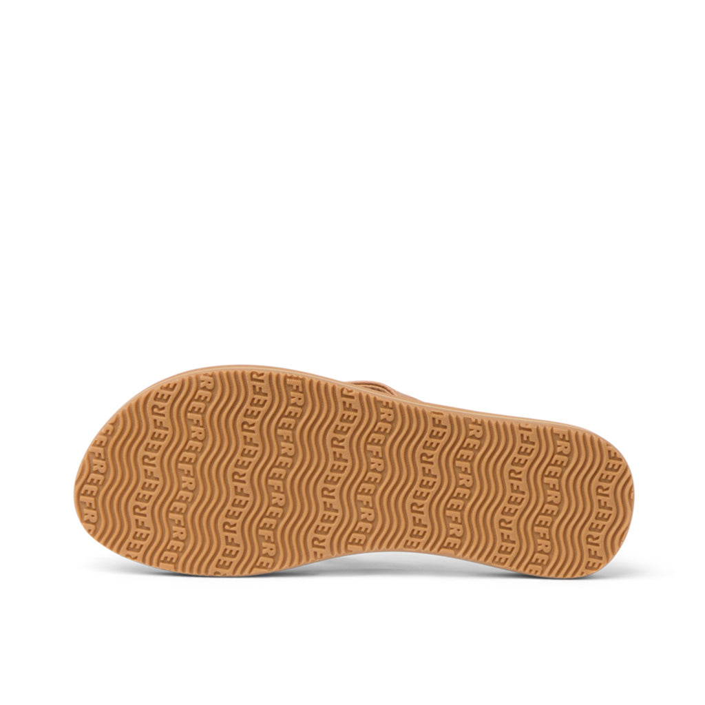 Reef Womens Cushion Baja Sands Sandals - Almond
