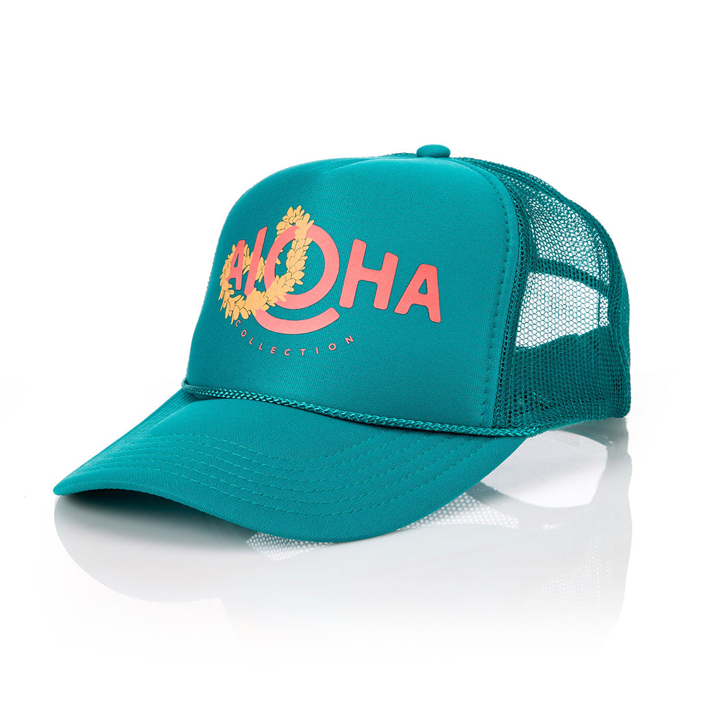 Aloha Collection - Lei Aloha Trucker - Jade