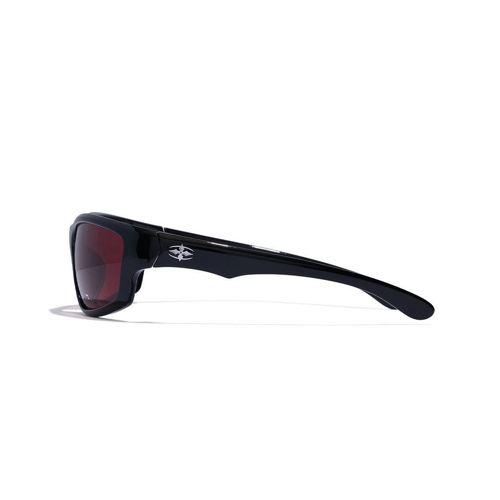 Ritual Vision Sunglasses Teenage Zero - Polished Black/Rust Polarized