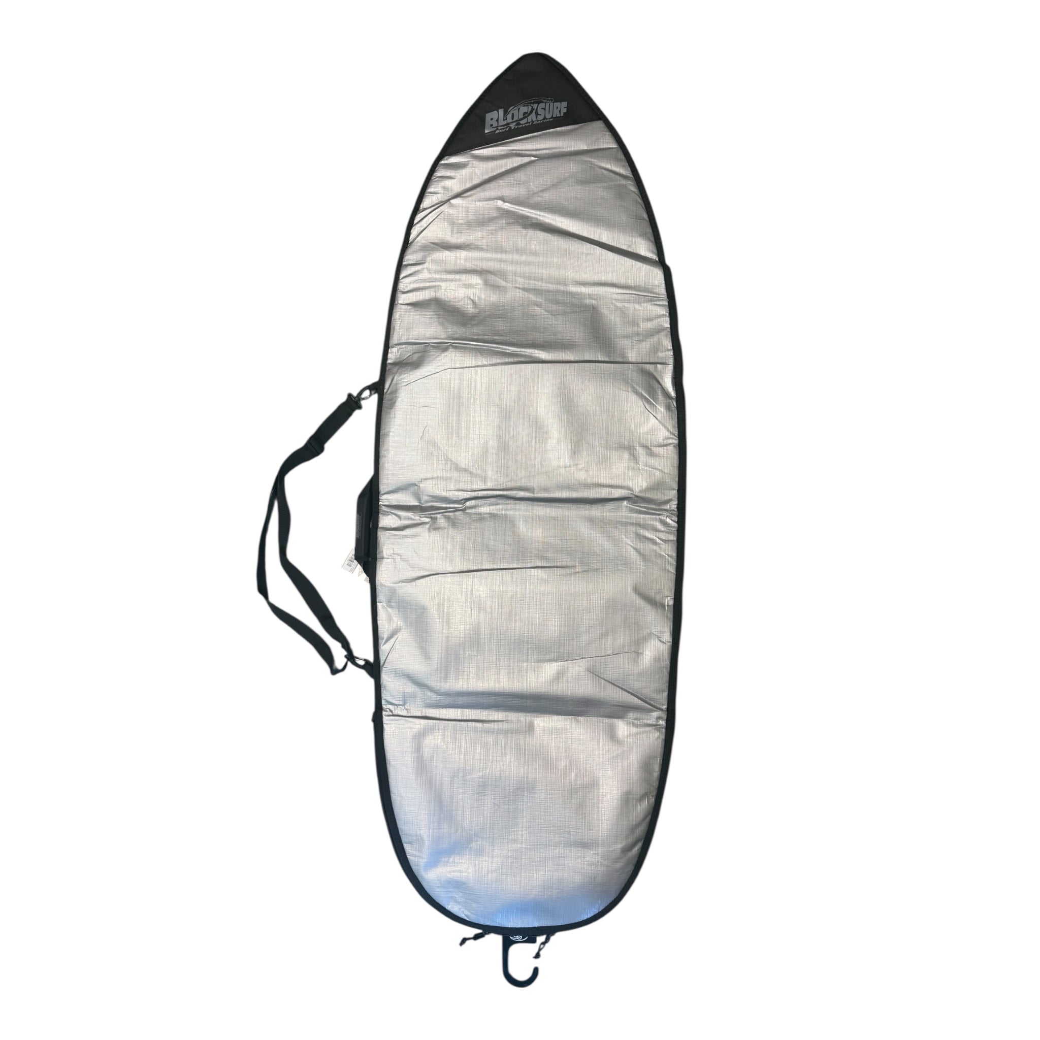 Blocksurf Fish & Funboard Surfboard Cover – Black/Silver Board Bag