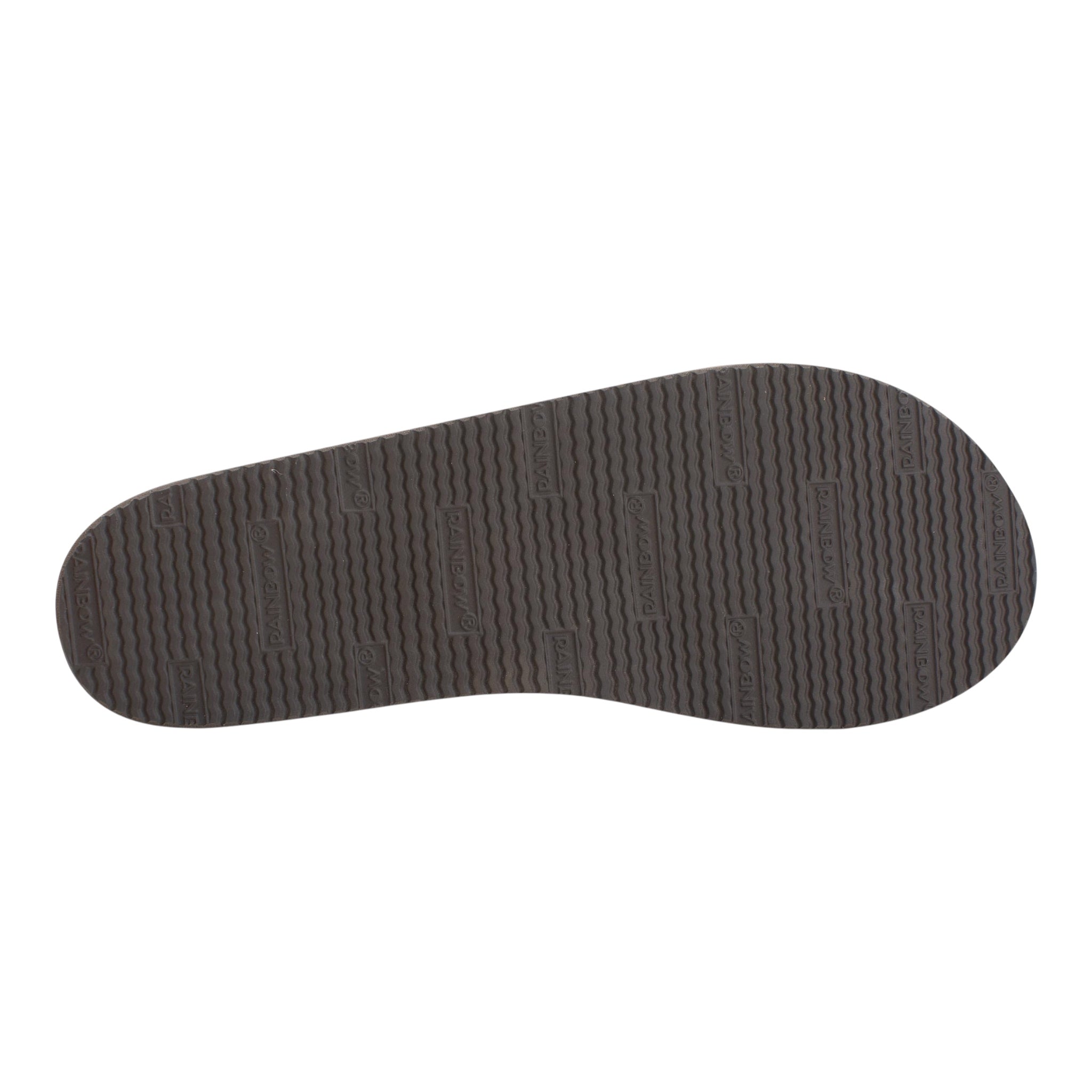Rainbow Sandals Womens The Madison – Single Layer Arch Support with a Braid on a 1/2" Narrow Rolled Strap - Sierra Brown