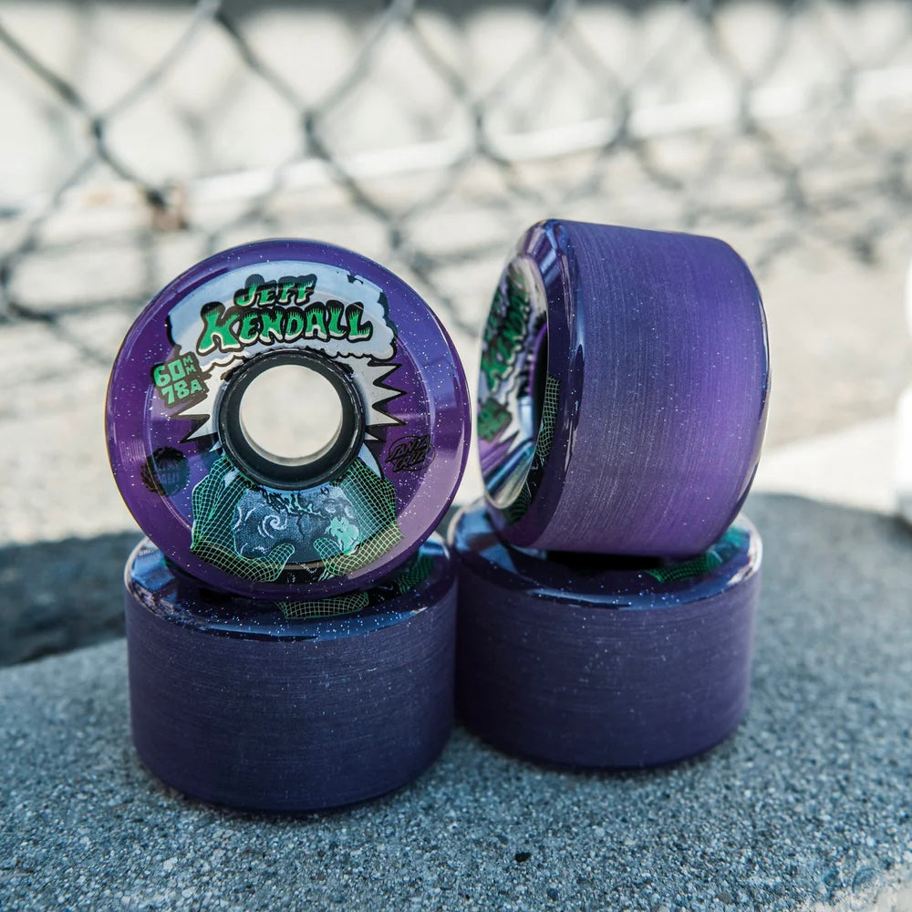 Slimeballs Skateboard Wheels Jeff Kendall End Of The World 60mm/78a - Purple Glitter