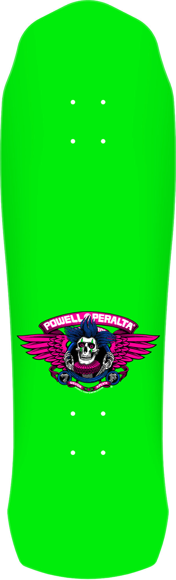 Powell Peralta Pro Chris Hiett Skull 7-Ply Skateboard Deck - 9.5 x 31.13