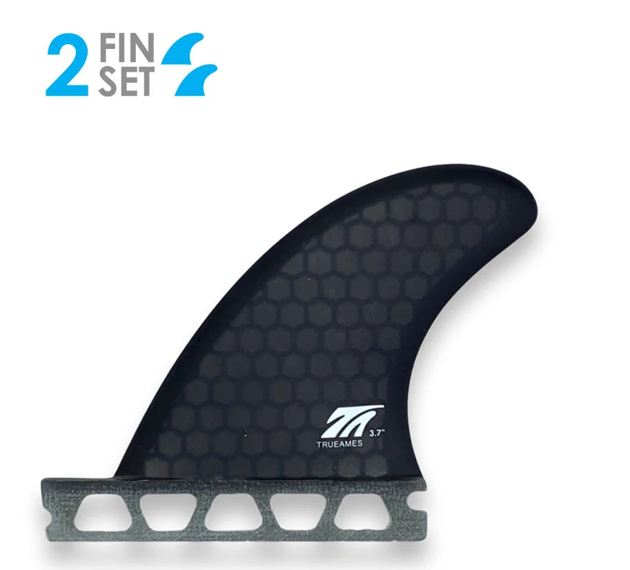 True Ames 3.7" Futures Sidebites - Smoke/Hexcore