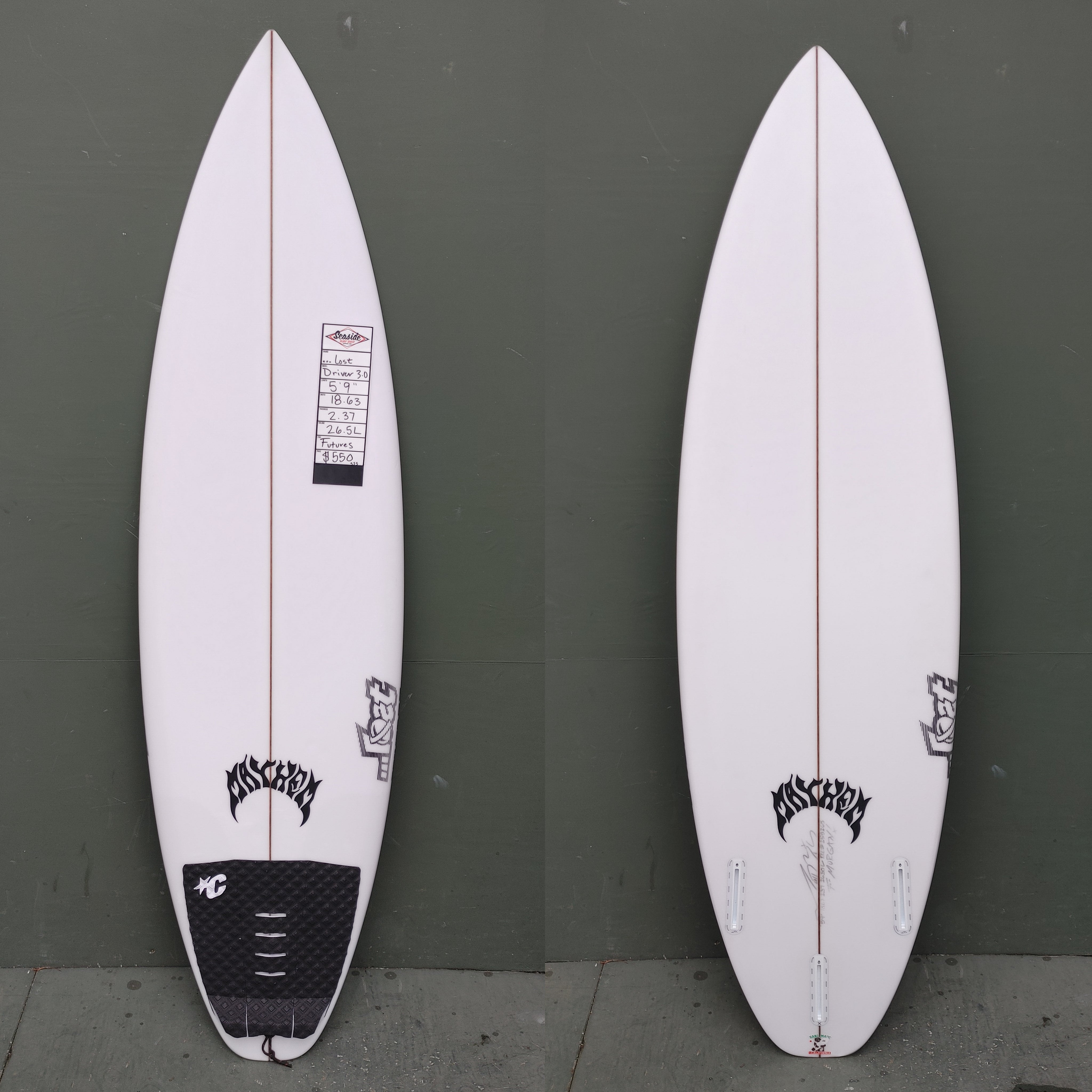 Used Lost Surfboards - 5'9" Driver 3.0 Surfboard - Seaside Surf Shop