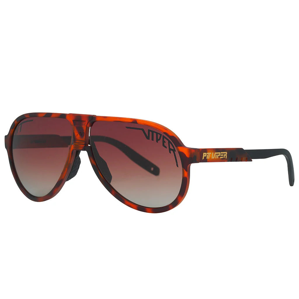 Pit Viper Sunglasses - The Landlocked Jethawk - Polarized Brown Fade
