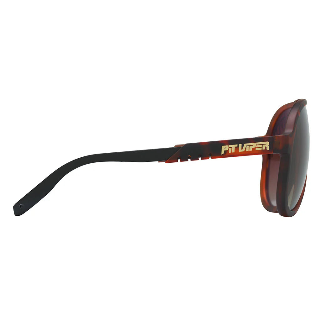 Pit Viper Sunglasses - The Landlocked Jethawk - Polarized Brown Fade