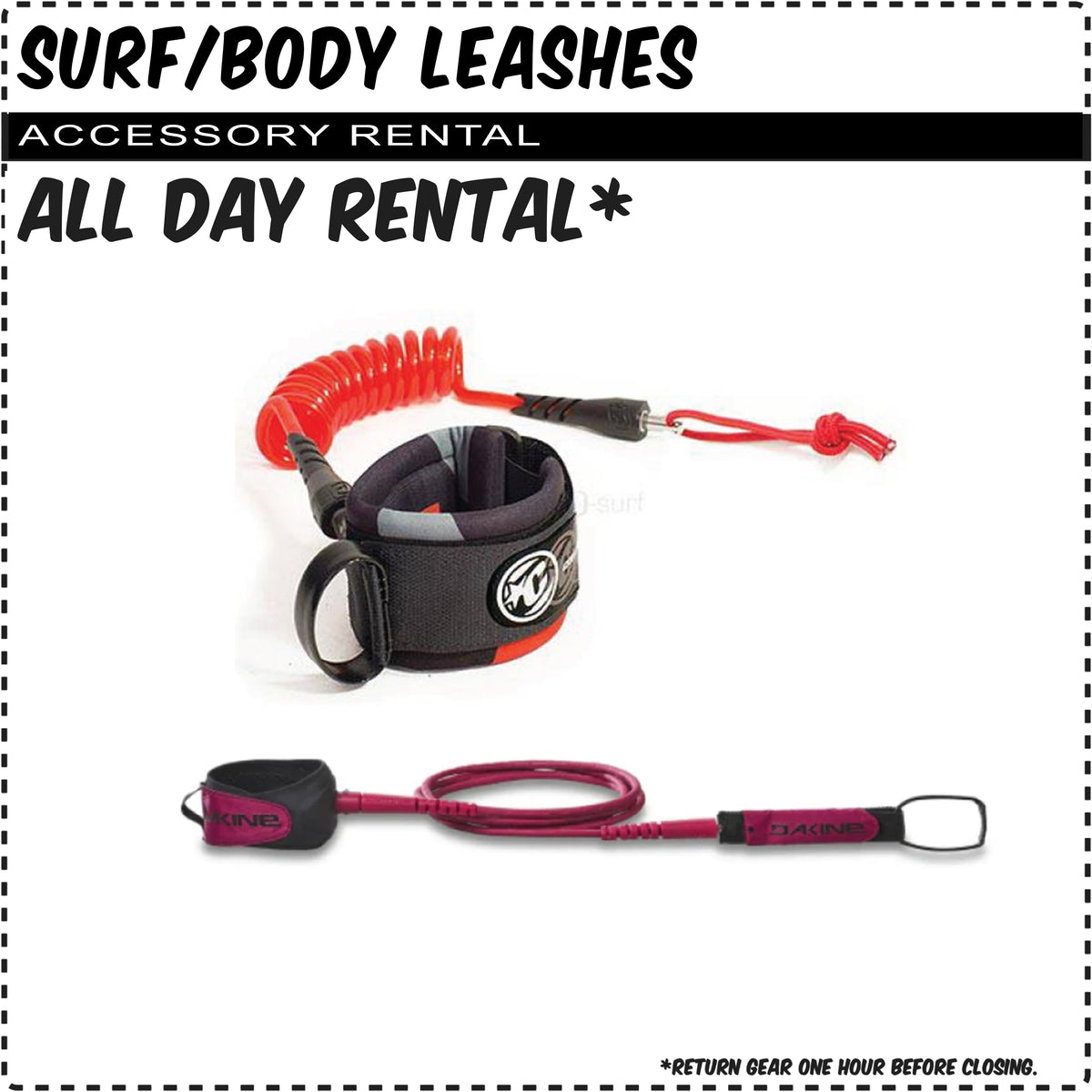 Surf/Body Leash Accessory Rentals