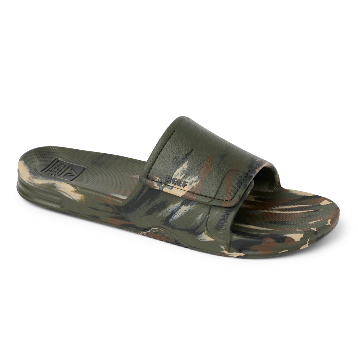 Reef Mens Fanning Slide H20 - Camo/Marble