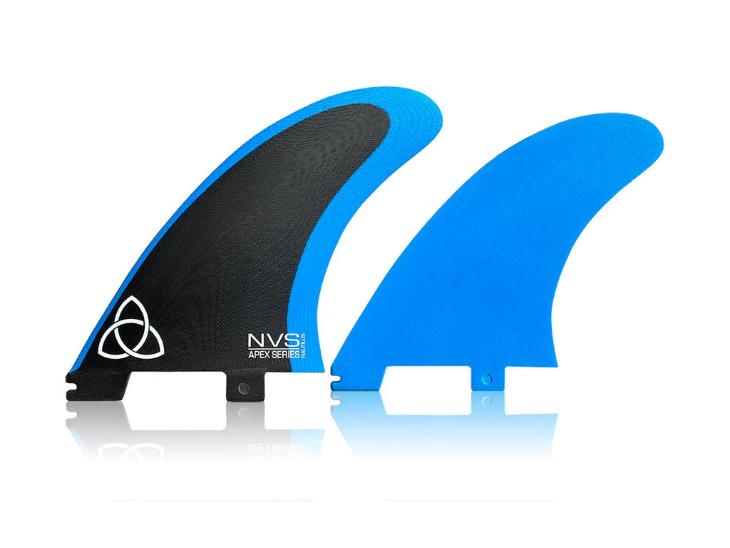 NVS Surfboard Fins - Nautilus Twin+1 - Apex - Click Tab