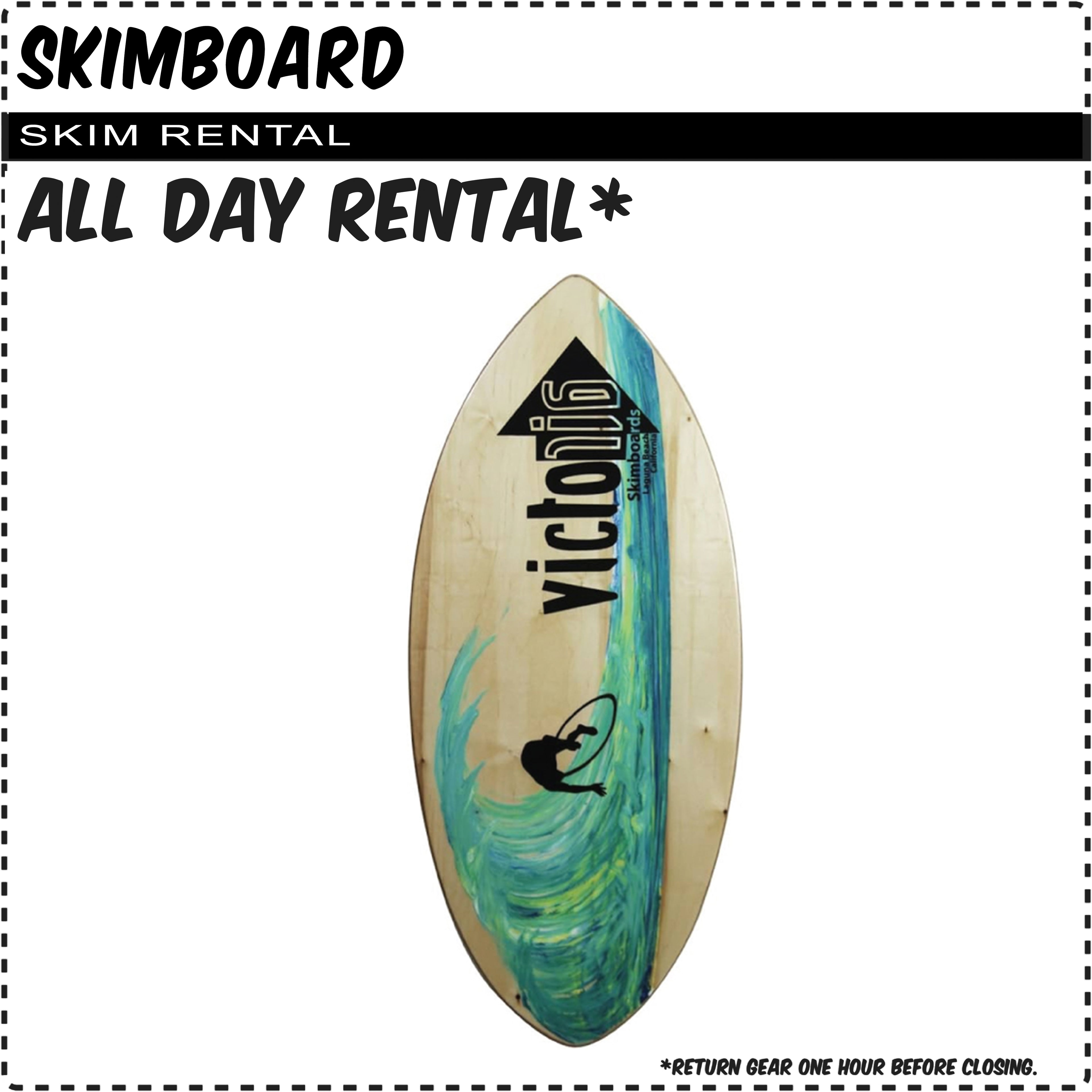Skimboard Rental
