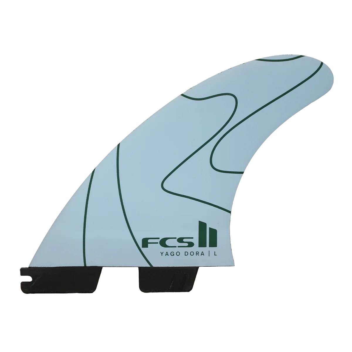 FCS II Yago Dora PC Tri Fin Set Flux - Large