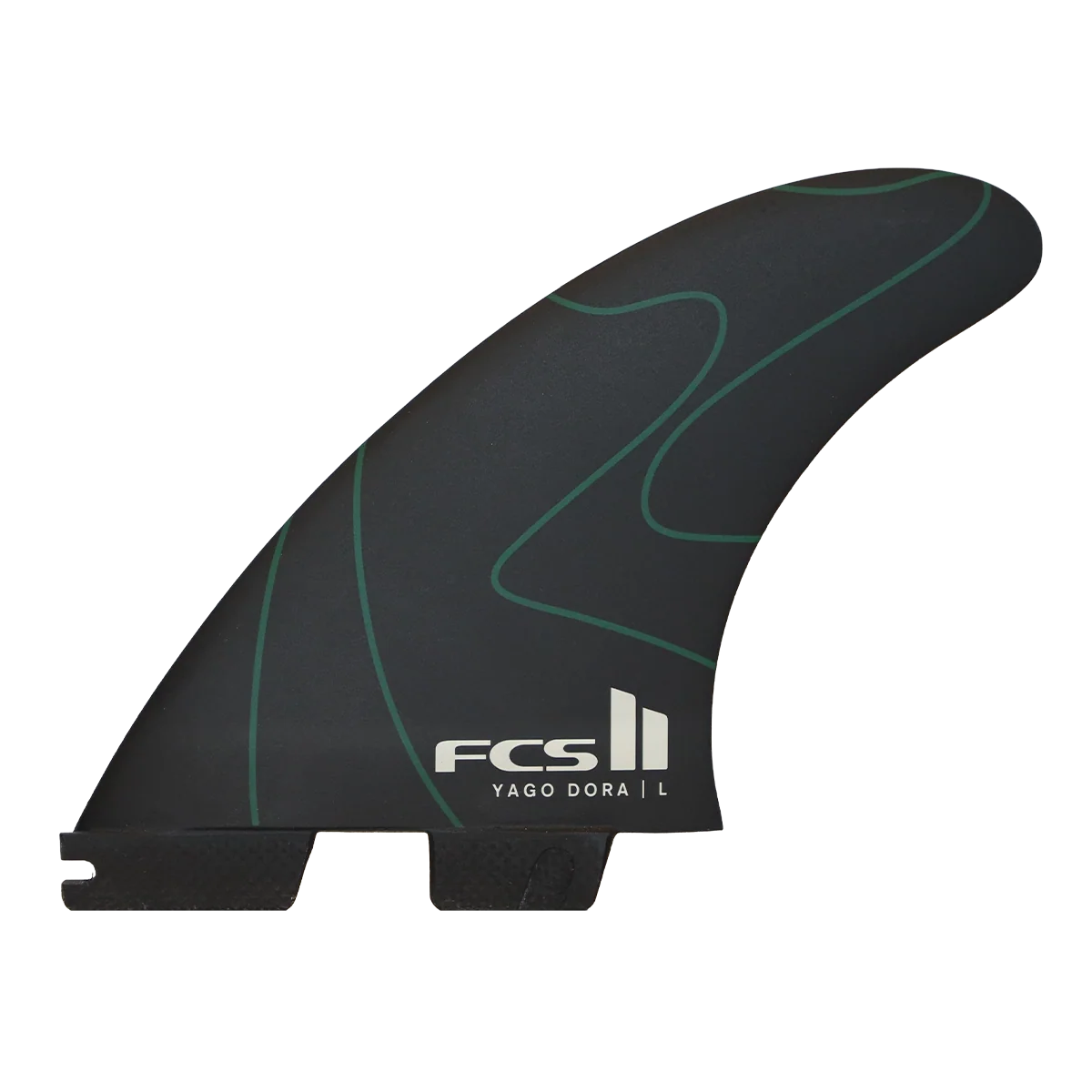 FCS II Yago Dora PC Tri Fin Set Flux - Large