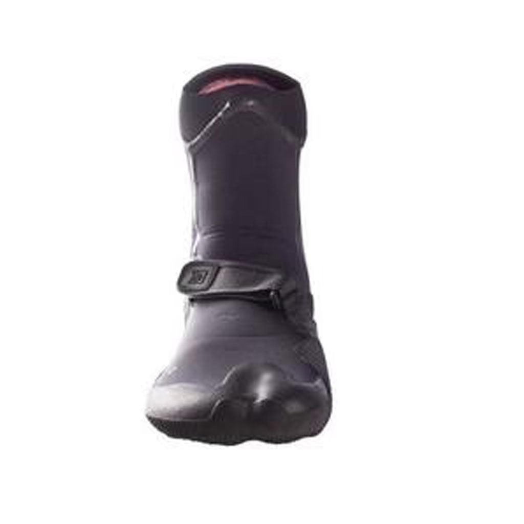 Adelio 7mm Deluxe Round Toe Bootie - Black