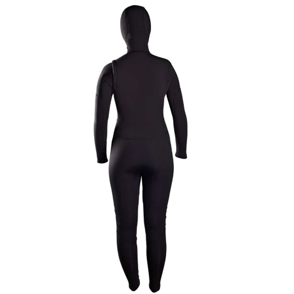Adelio Womens 5/4 Brinkley Hooded Fullsuit - Black