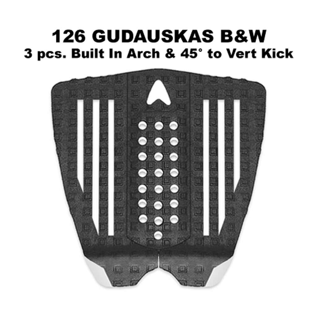 Astrodeck Gudauskas Traction Pad - Black White