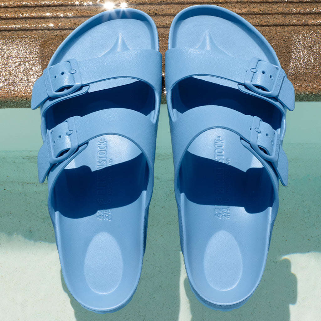 Birkenstock Mens EVA Arizona Sandals - Elemental Blue