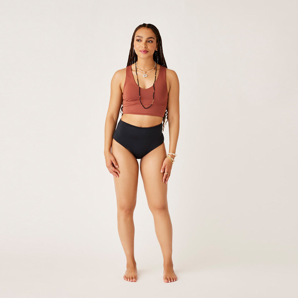 Carve Designs Womens Erin Reversible Bottom-Penny/Black