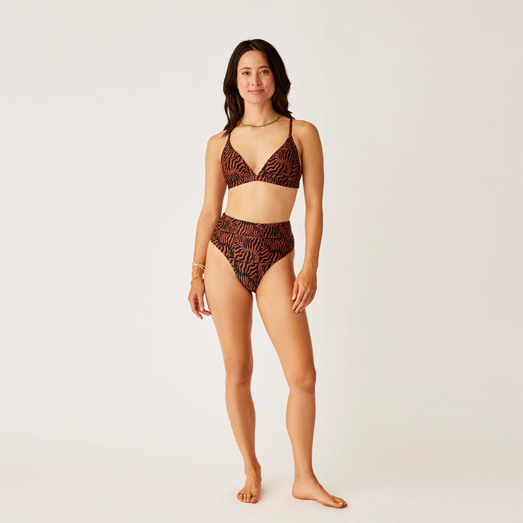 Carve Designs Womens Lani Pocket Compression Bottom-Wave