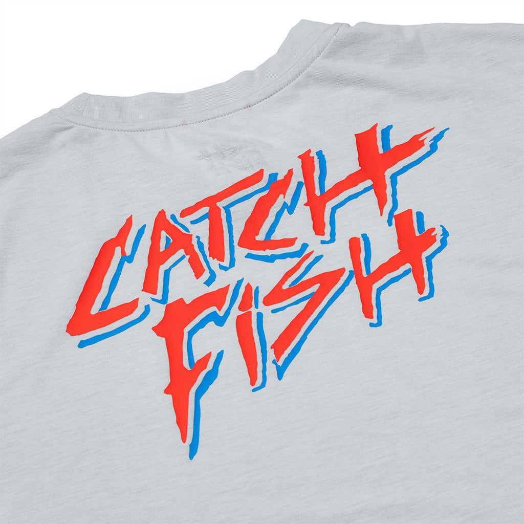 Catch Surf Slash Fish Tech Tee - Silver