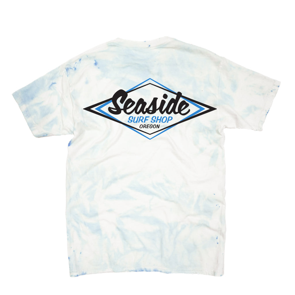 Seaside Surf Garment Dyed Vintage Logo S/S Tee - Chill Tie Die