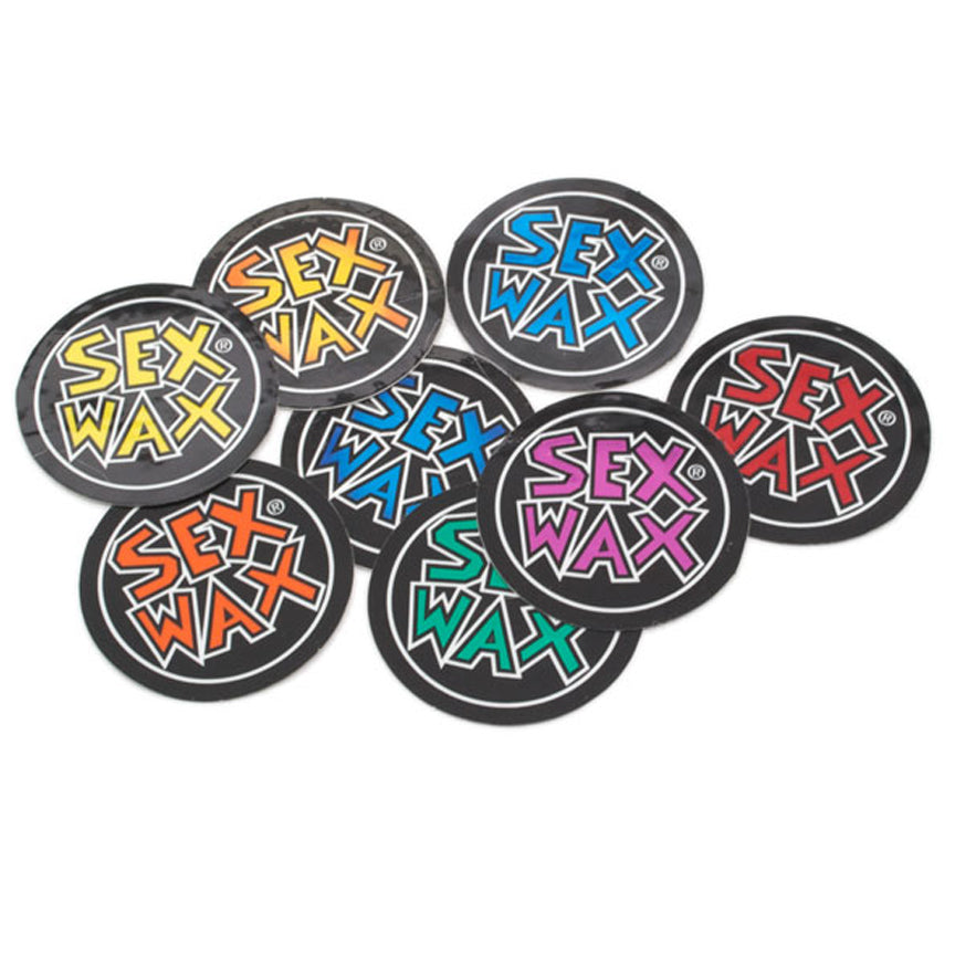 Sex Wax Circle Die Cut Stickers - Select Colors