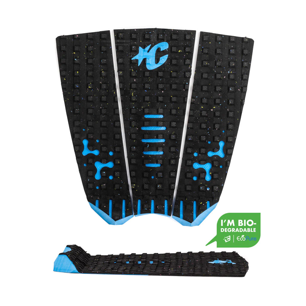 Creatures Mick Fanning Loc Lite Eco Pure Traction Pad - Carbon Cyan