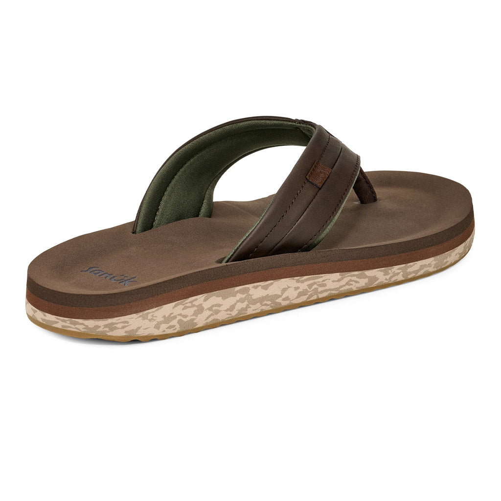 Sanuk Sandals Mens Tiderush - Dark Brown