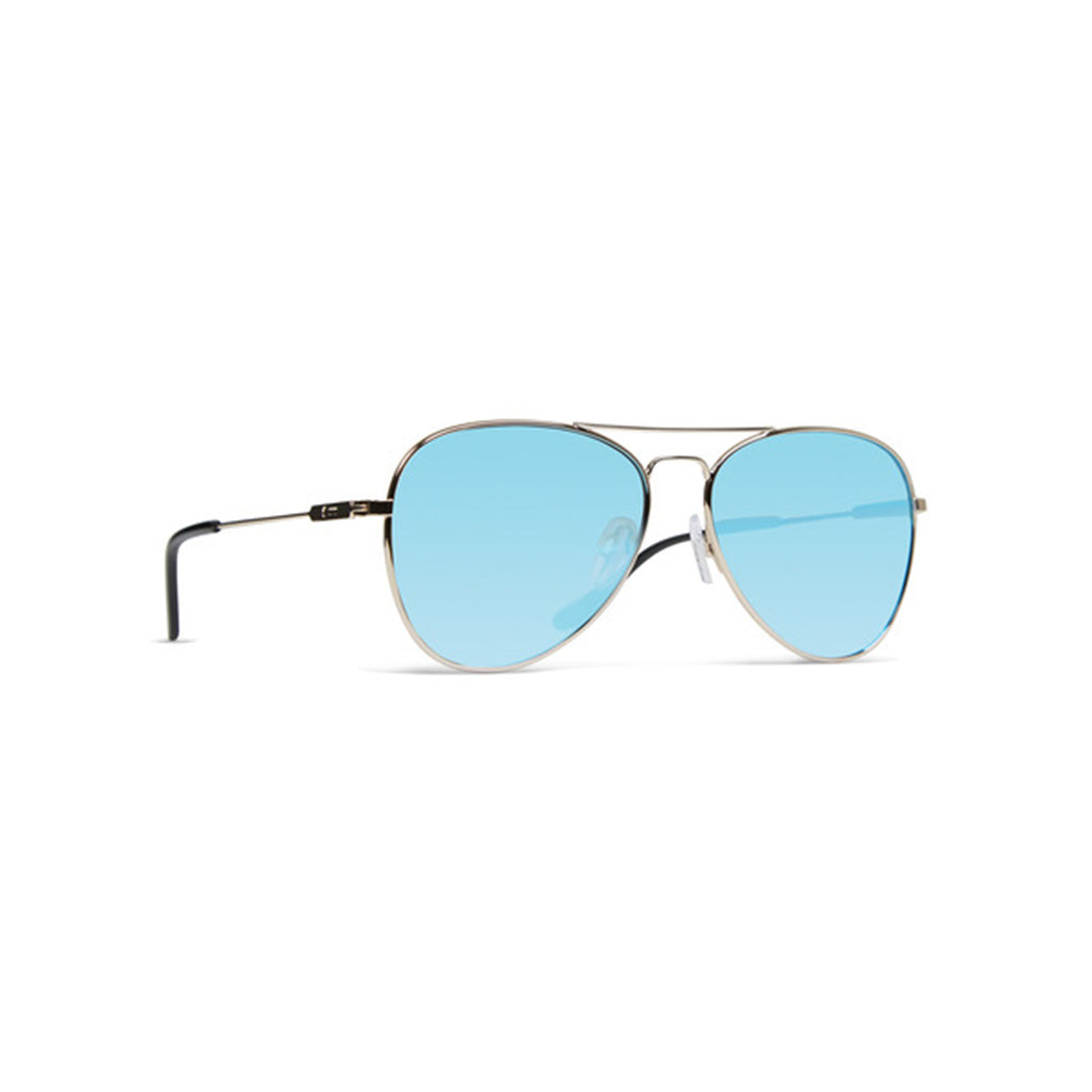 Dot Dash Sunglasses - Aerogizmo - Gold Gloss/Blue Chrome