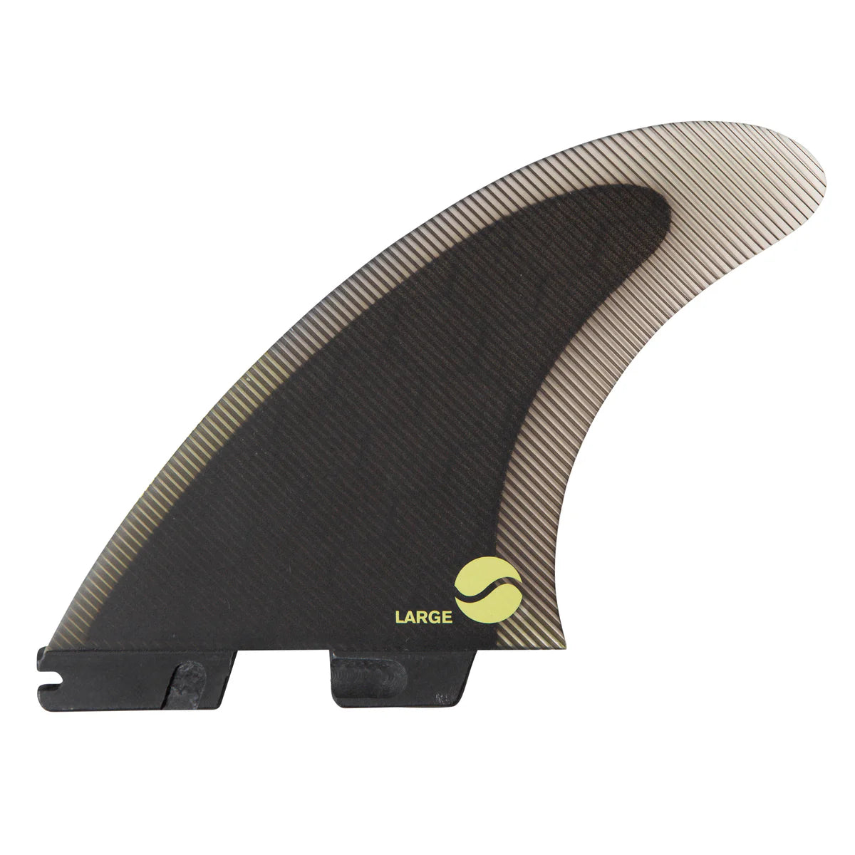 FCS II Carver PC Carbon Large Thruster Set Fins - Eucalyptus