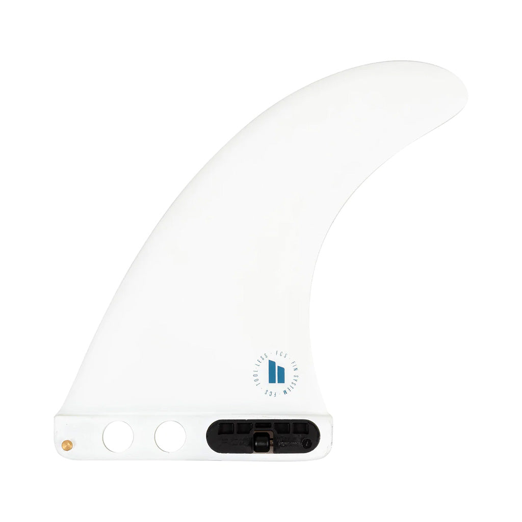 FCS II Skindog Longboard Fin - 7.0"/White