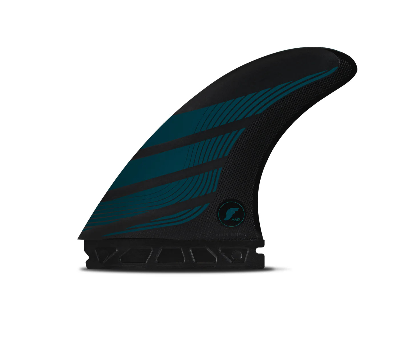 Futures Fins - Al Merrick Alpha Series AM2 Thruster Fin Set - Carbon/Blue