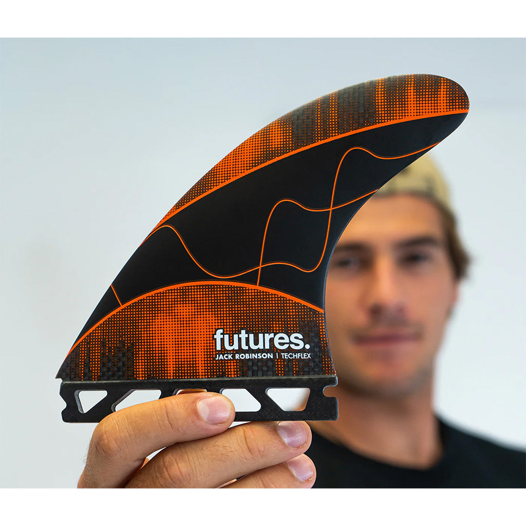 Futures Fins Jack Robinson Techflex Thruster - Orange/Large