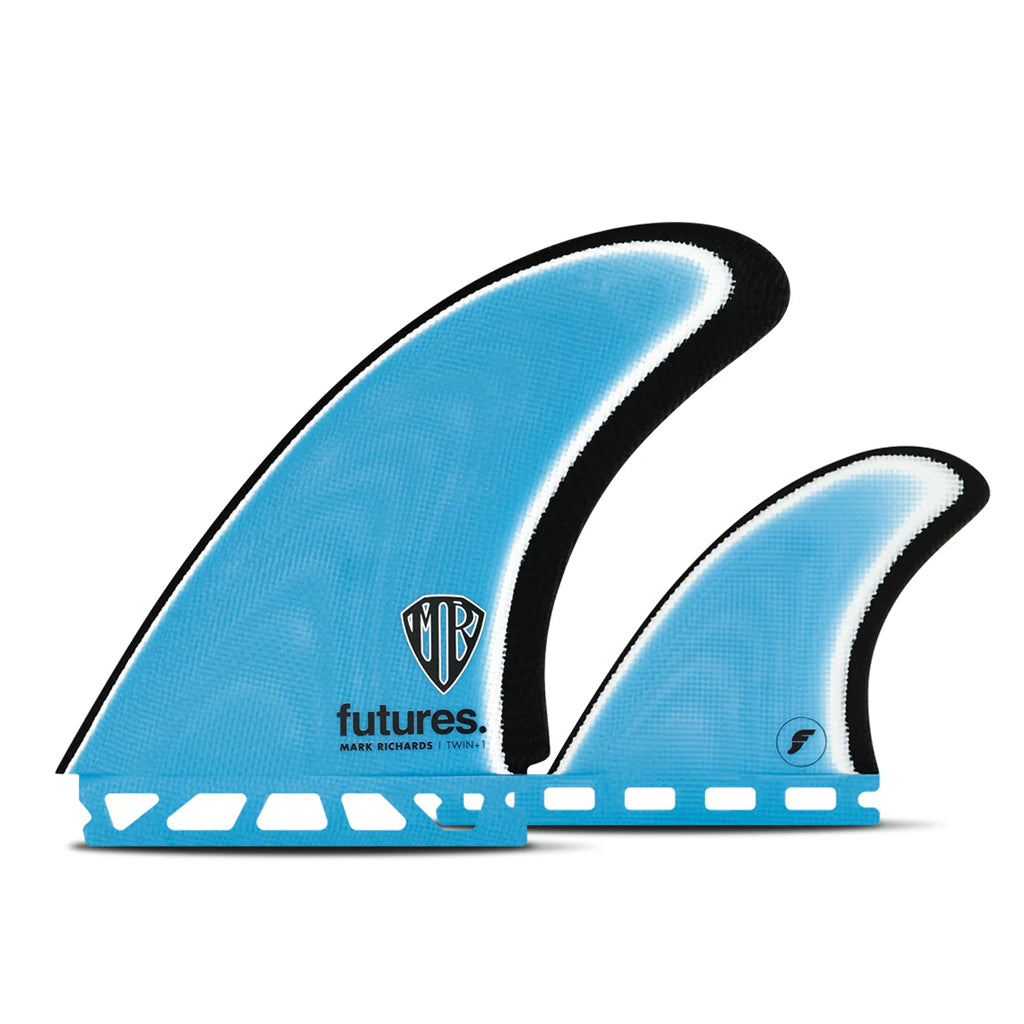 Futures Fins Mark Richards Twin + 1 - Blue/White/Black
