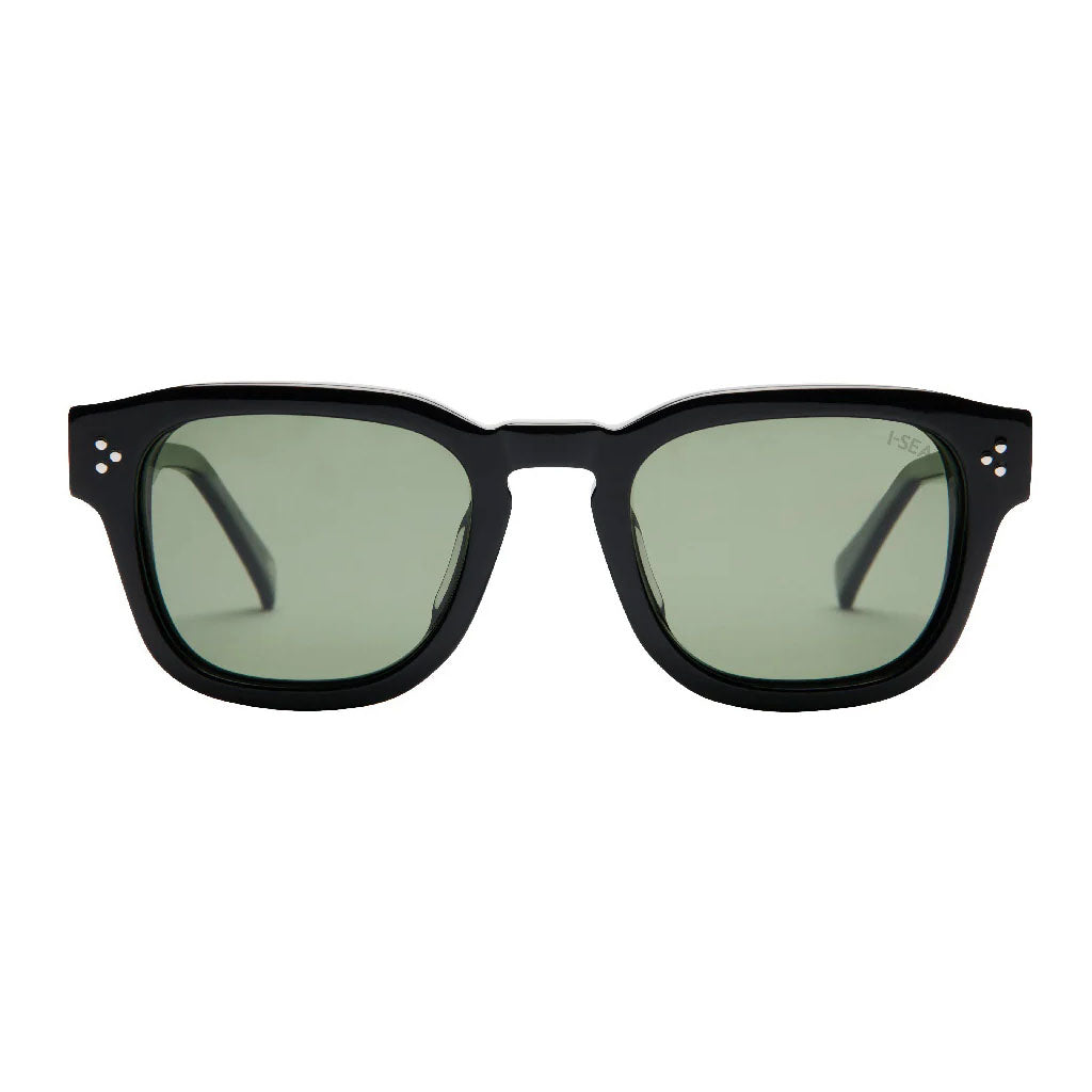 I-SEA Camden - Black/Green Polarized Lens