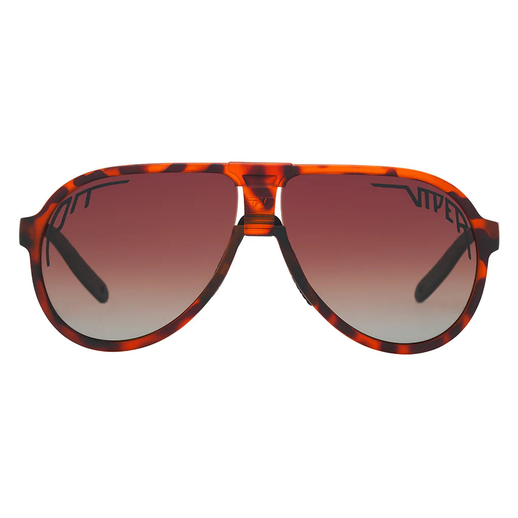 Pit Viper Sunglasses - The Landlocked Jethawk - Polarized Brown Fade