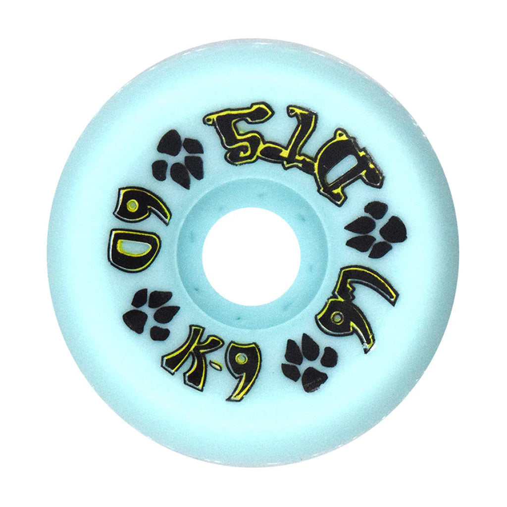 K-9 80s Wheels - 60mm x 97a - Light Blue