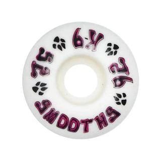 K-9 Smooths Wheels - 52mm x 92a - White