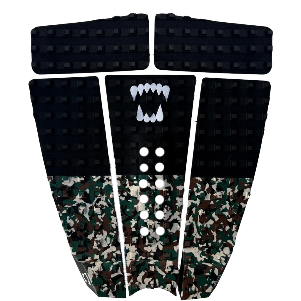 Blak Bear Surf Club The Lift 5 Piece Traction Pad - Jungle Mix