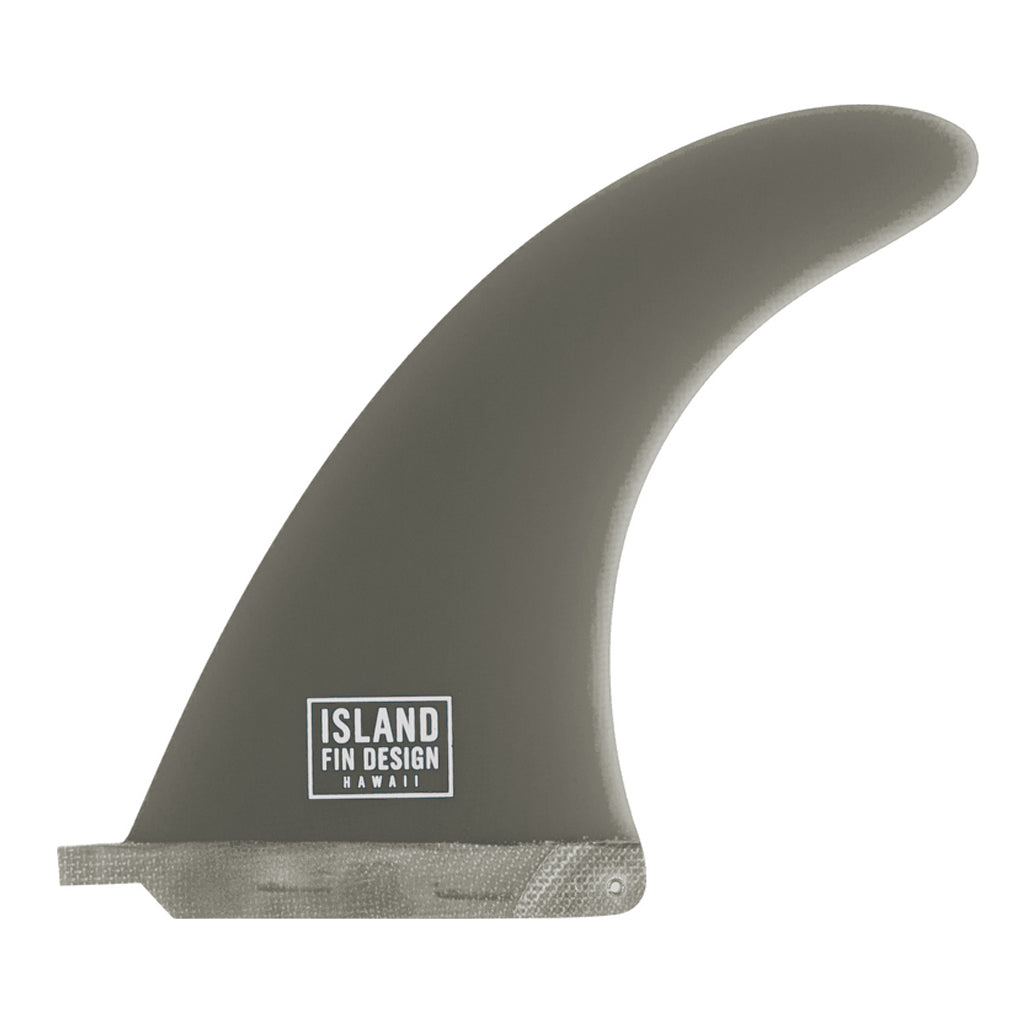 Island Fin Design- 6.5" Makai Fin - Smoke